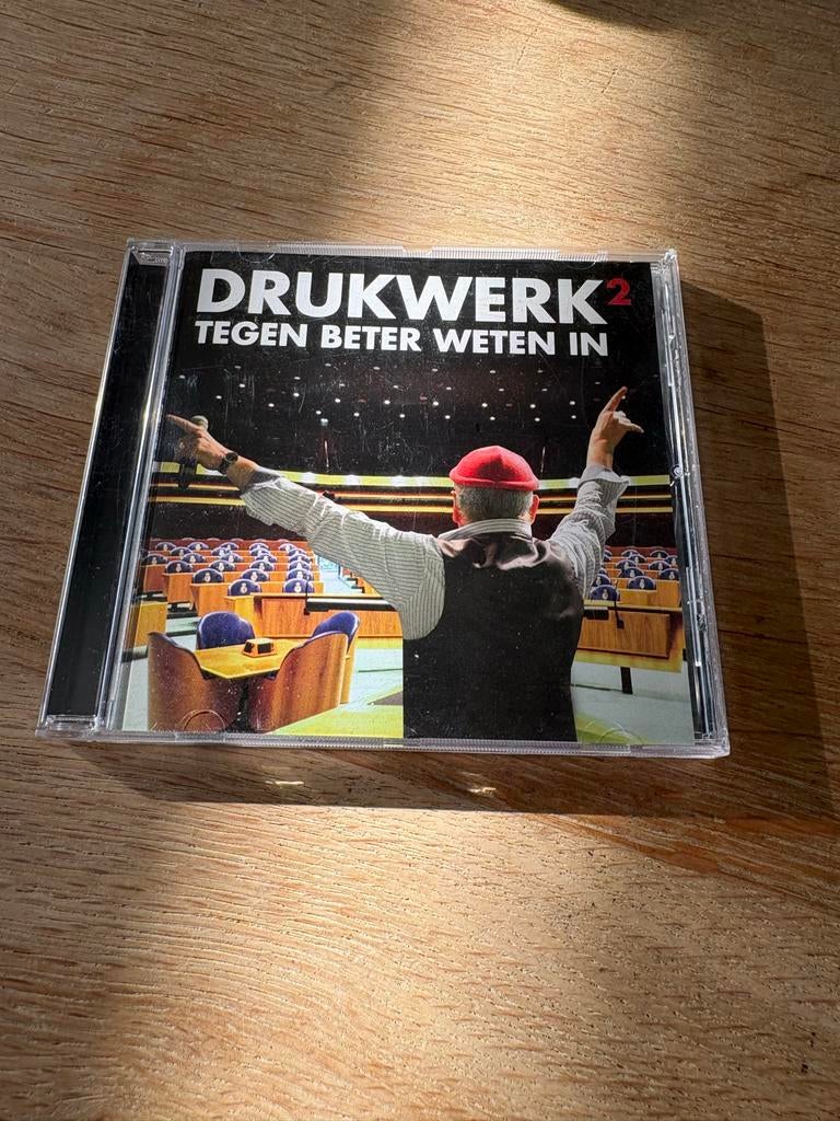 Drukwerk 2 Tegen Beter Weten In CD, Cd's en Dvd's, Ophalen of Verzenden, Zo goed als nieuw, Levenslied of Smartlap