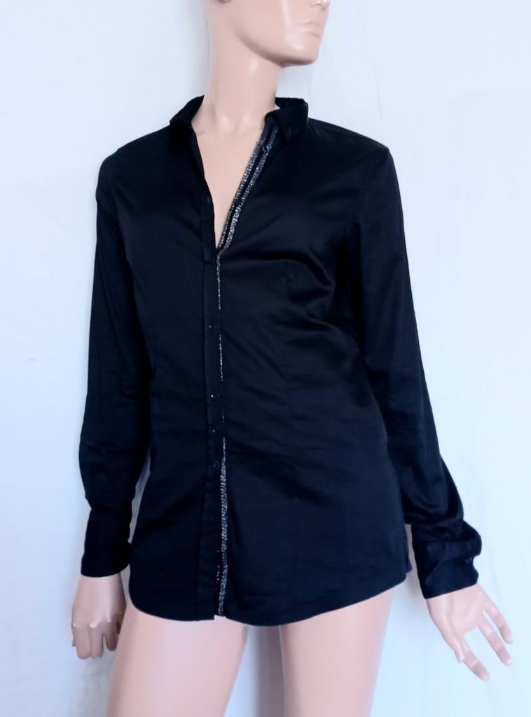 AGLINI Blouse , Maat 38 ( ITAL 44), Verzenden, Zo goed als nieuw, Maat 38/40 (M), Zwart