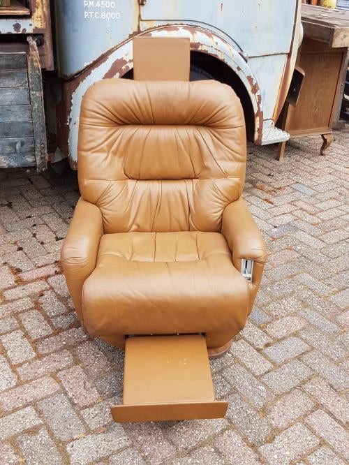 Oude Businessclass stoel uit een vliegtuig luxe fauteuil, Ophalen, Gebruikt, Nvt, Nvt