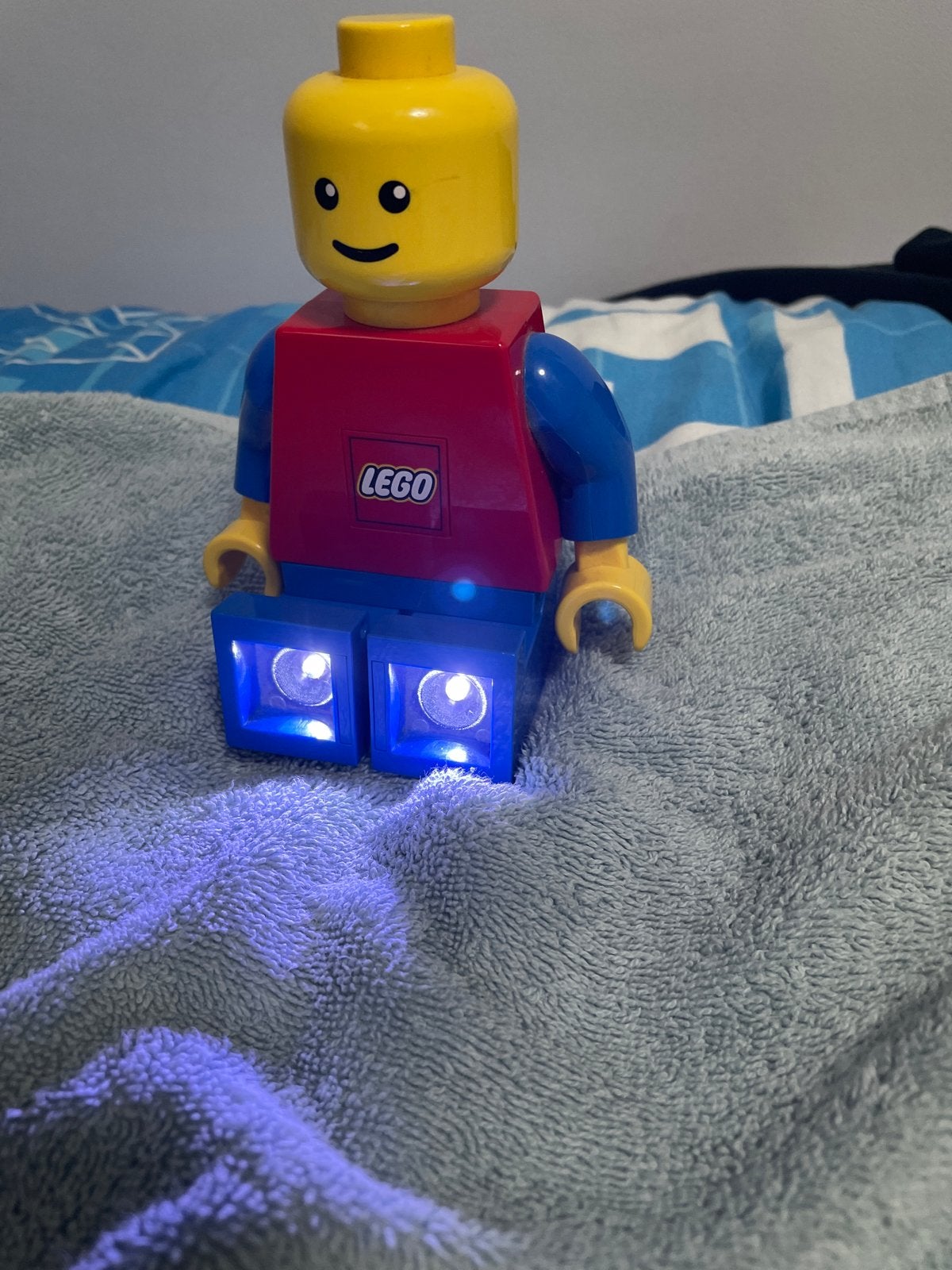 Grote LEGO Minifiguur Zaklamp - Perfect voor Kinderen!, Ophalen of Verzenden, Gebruikt, Overige merken