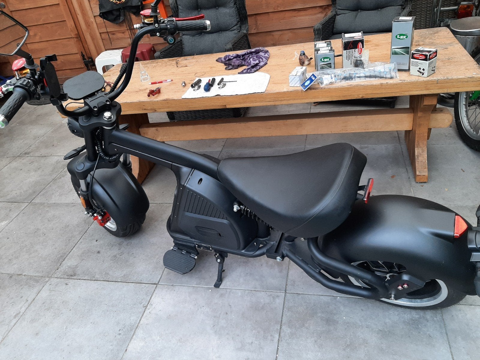 Snorscooter chopper, Fietsen en Brommers, Ophalen of Verzenden, Gebruikt, Elektrisch