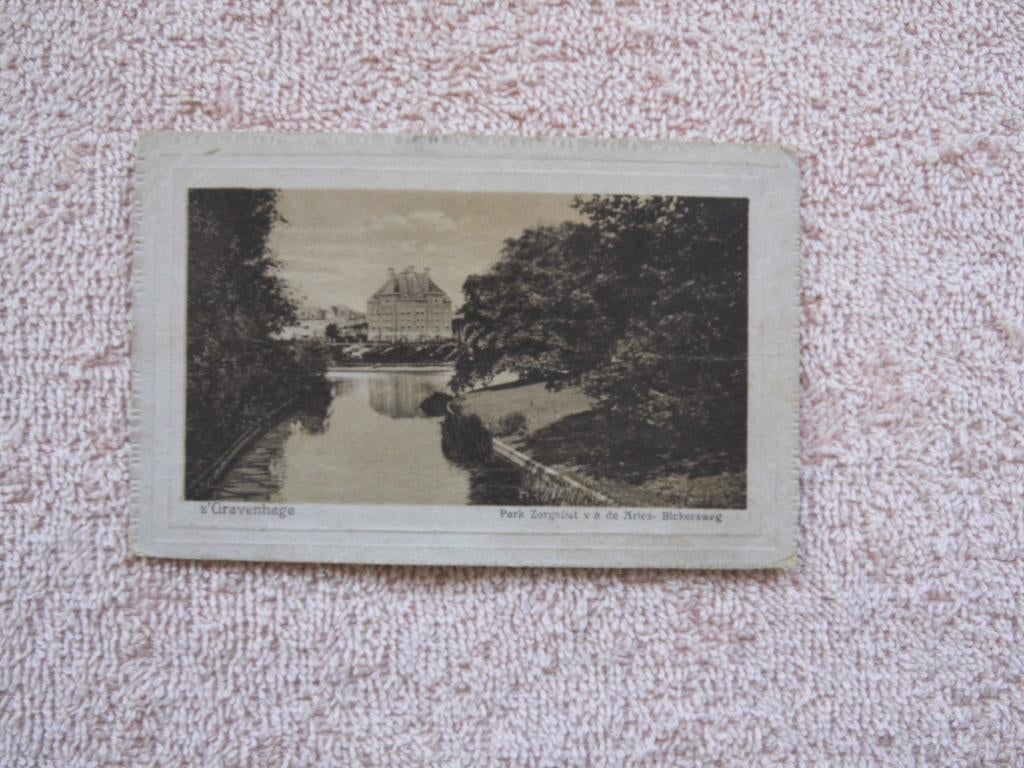 s, GravenhagePark Zorgvliet v.a. de Andries Bickerweg, Ophalen of Verzenden, Voor 1920, Gelopen, Zuid-Holland
