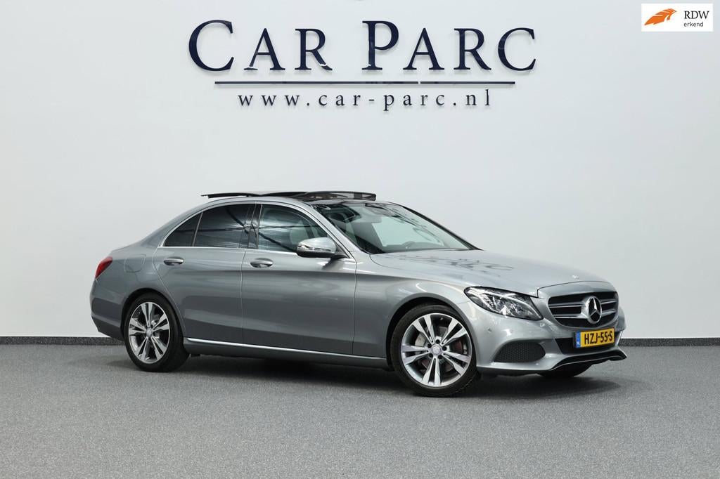Mercedes-Benz C-klasse 250 Prestige LED/SFEER/PANORAMADAK/LE, Auto's, Automaat, Euro 6, 4 cilinders, Leder