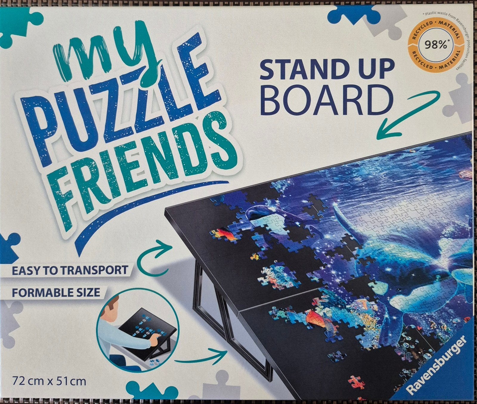 Ravensburger My Puzzle Friends Stand Up Board, Ophalen of Verzenden, 500 t/m 1500 stukjes, Zo goed als nieuw, Legpuzzel