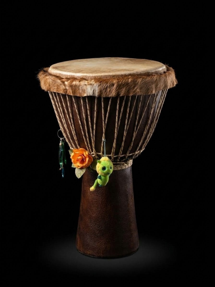 Mooie Djembe Trommel - Handgemaakt, Muziek en Instrumenten, Ophalen, Gebruikt, Trommel