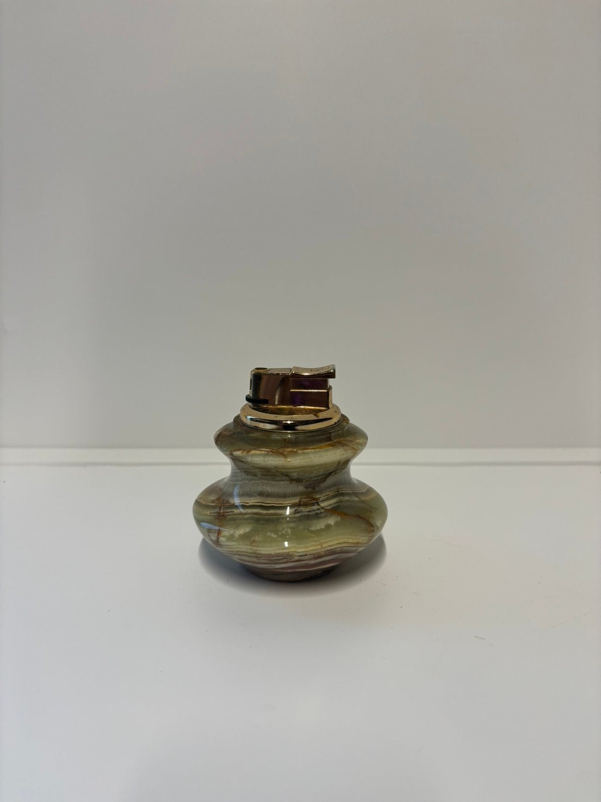 Vintage onyx tafelaansteker, Gebruikt, Verzenden, *, *