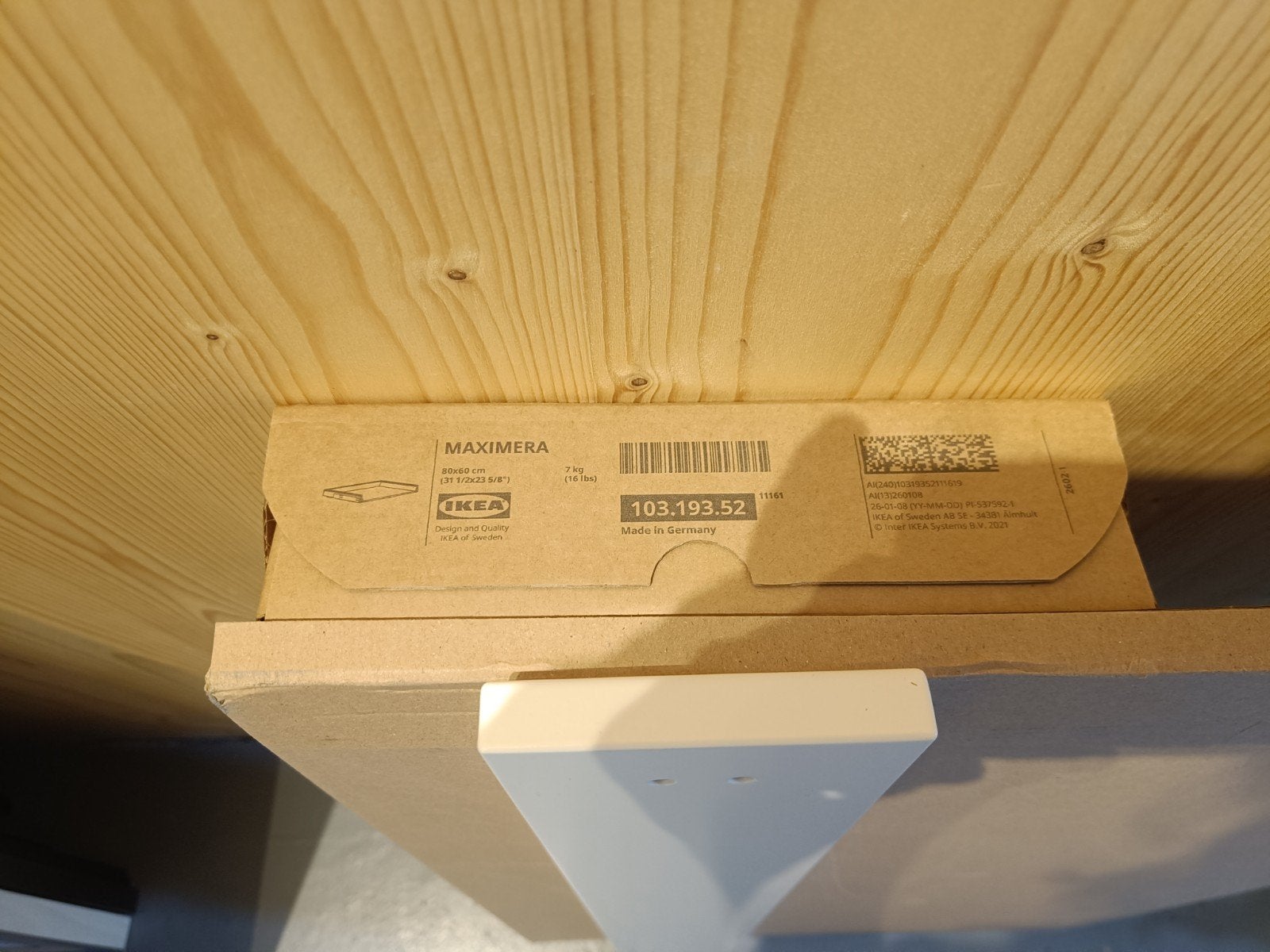 IKEA Maximera lade + Veddige front 80x60/80x10 nieuw, Ophalen of Verzenden, Nieuw, Wit, IKEA