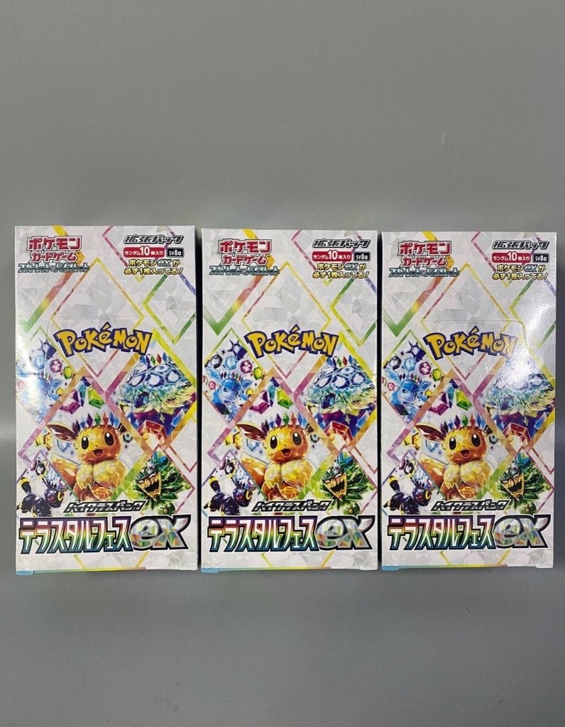 Pokémon 3Booster boxen Terastallized GX Booster Box, Ophalen, Nieuw, Boosterbox
