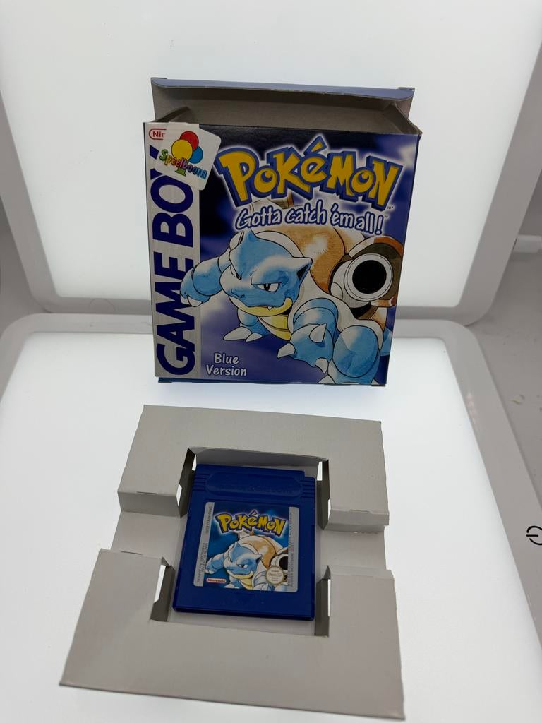 Pokémon Blue Version Game Boy - nette staat, 1 speler, Ophalen of Verzenden, Zo goed als nieuw, Role Playing Game (Rpg)