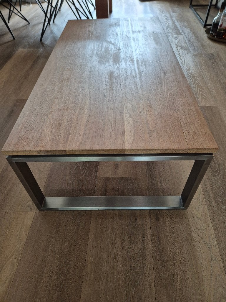 salontafel, Ophalen, Gebruikt, 100 tot 150 cm, Eikenhout