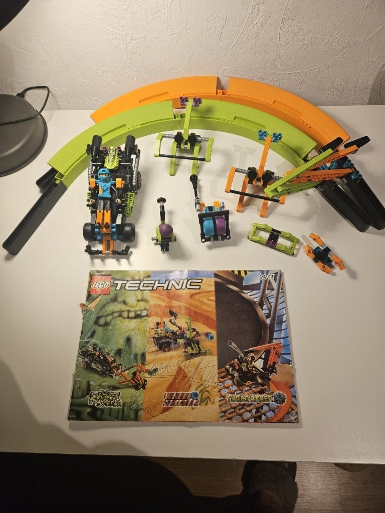 Lego Technic 8307 Turbo Racer, Gebruikt, Lego, Compleet, Ophalen of Verzenden