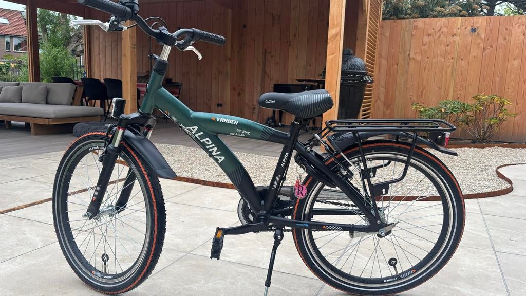 Alpina kinder mountainbike 22 inch - Zo goed als nieuw, Fietsen en Brommers, Fietsen | Kinderfietsjes, Ophalen, Zo goed als nieuw