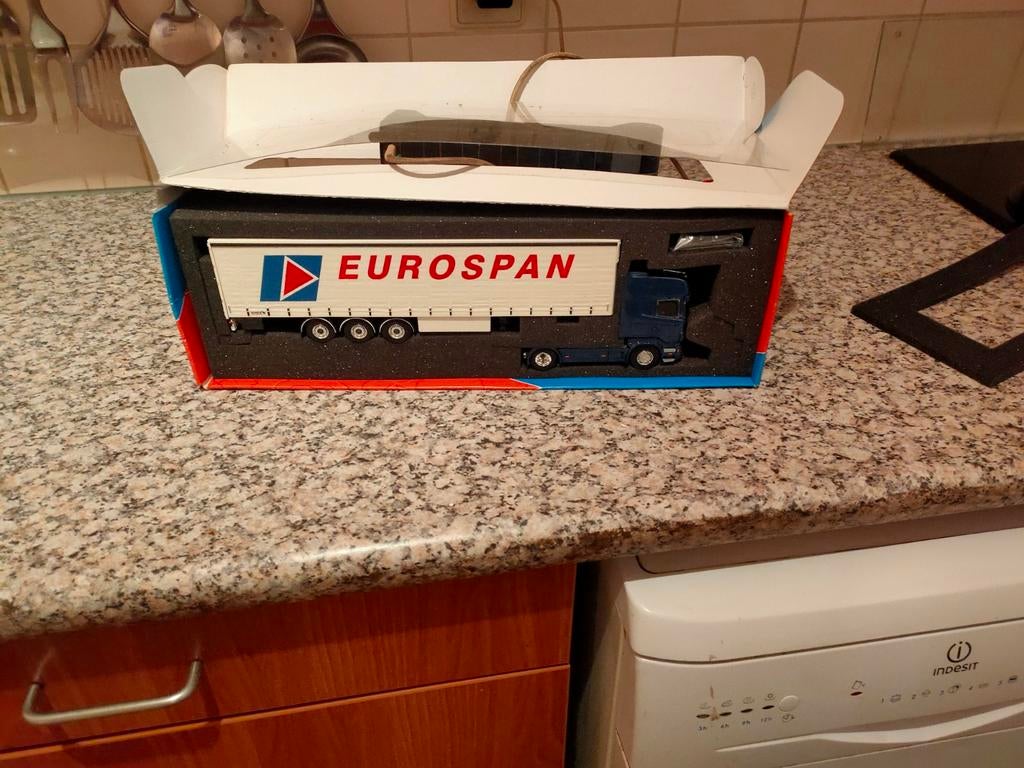 Tekno Eurospan vrachtwagen model, Overige merken, 1:32 tot 1:50, Ophalen of Verzenden, Zo goed als nieuw