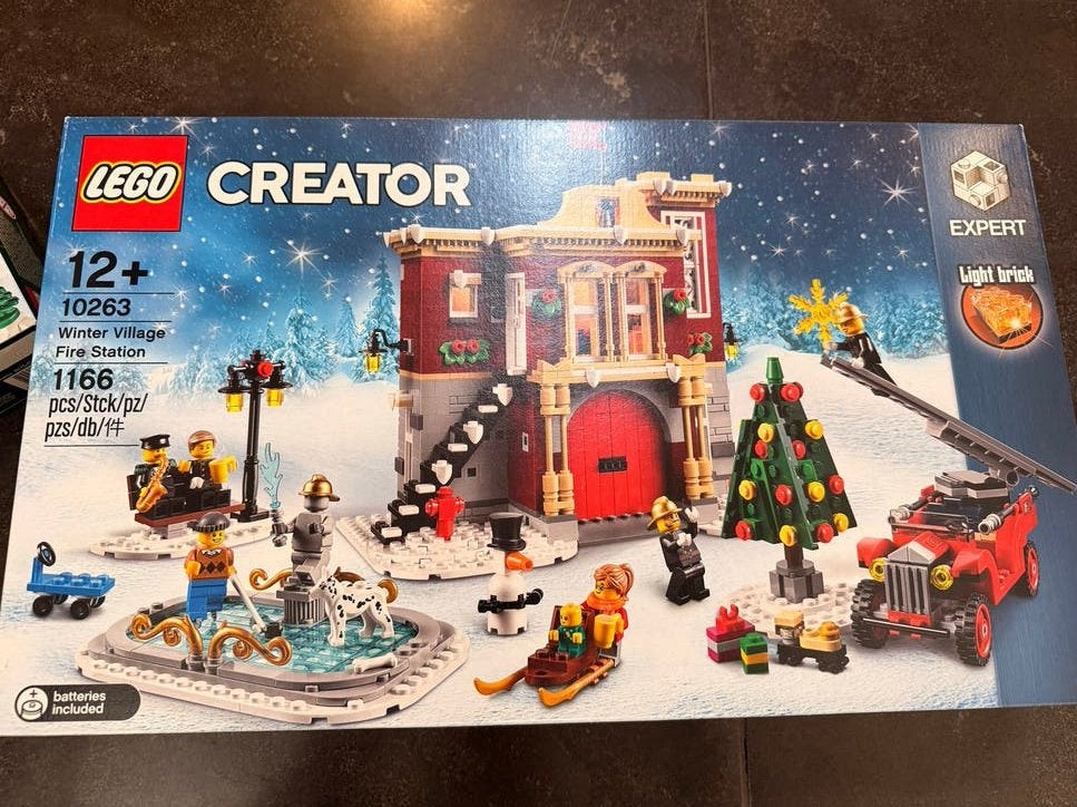 LEGO Creator Expert 10263 Winter Village Brandweerkazerne, Lego, Nieuw, Ophalen of Verzenden, Ongeopend/sealed