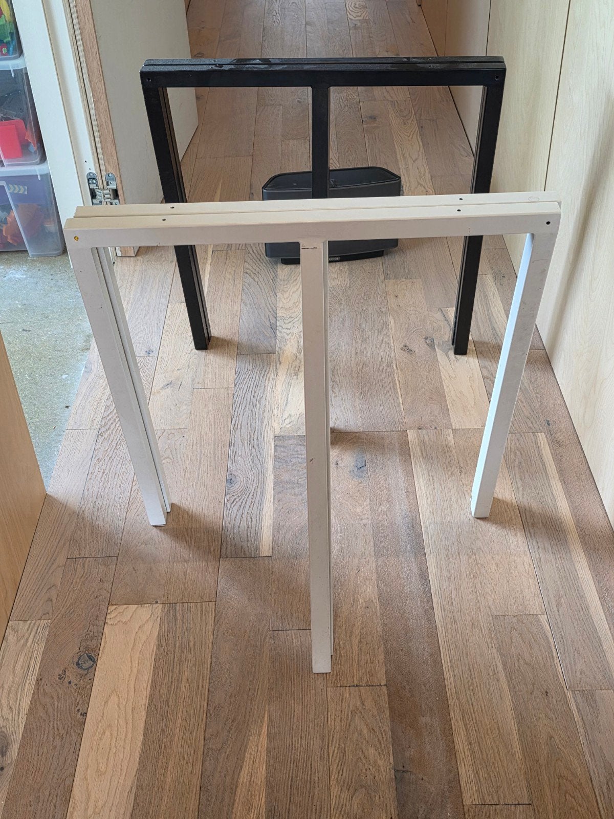 Hay tafelpoten / schragen - set van 2 - zwart of wit, 50 tot 100 cm, Rond, Nieuw, 50 tot 100 cm