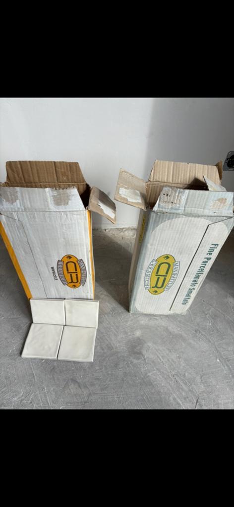 Restpartij Tegels, Doe-het-zelf en Verbouw, Tegels, 60 cm of meer, Nieuw, Minder dan 5 m², Wandtegels