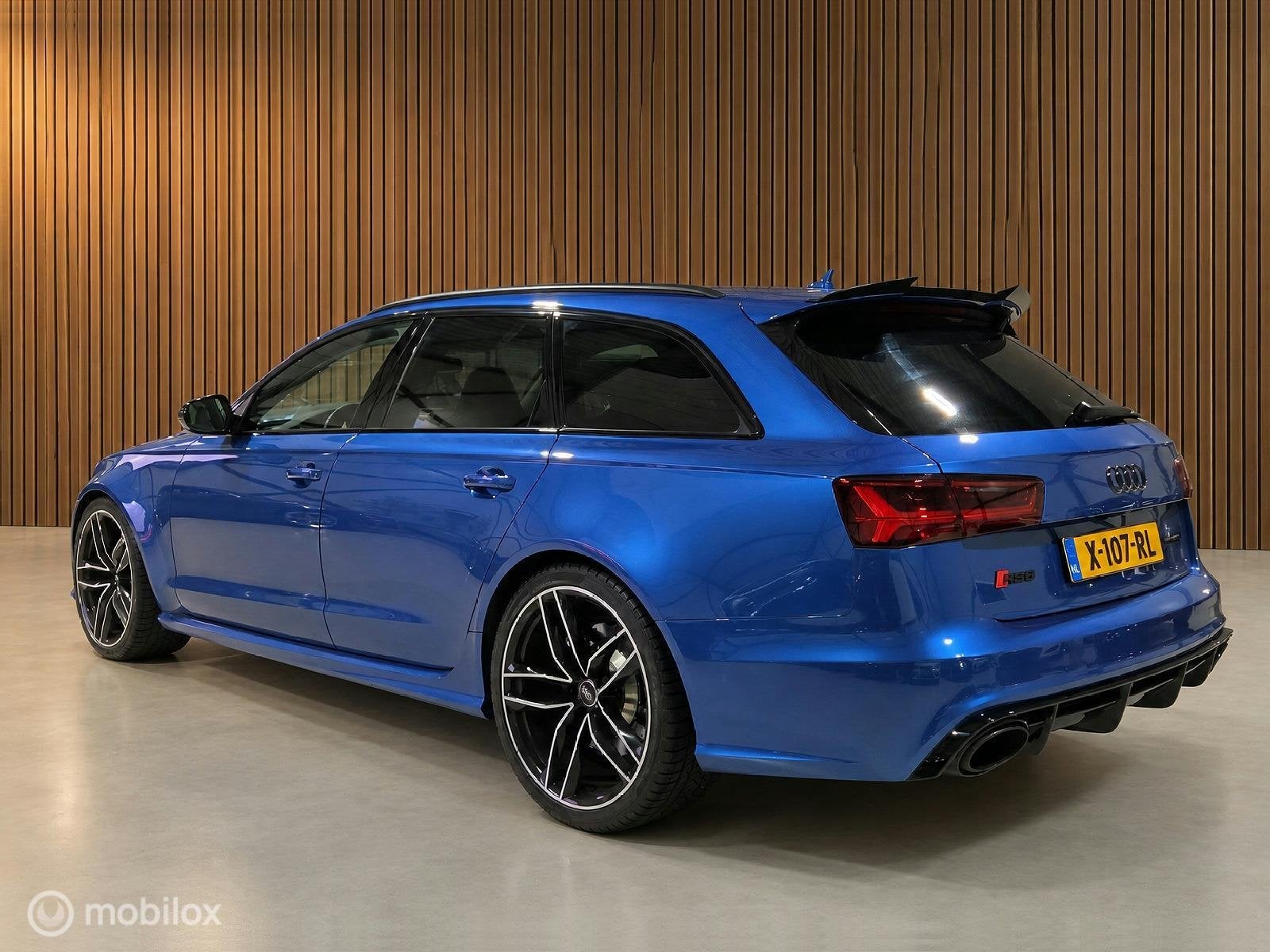 Audi RS 6 Avant 4.0 TFSI RS 6 quattro MTM 670PK Dealeronderh, Automaat, Dealer onderhouden, Gebruikt, Blauw