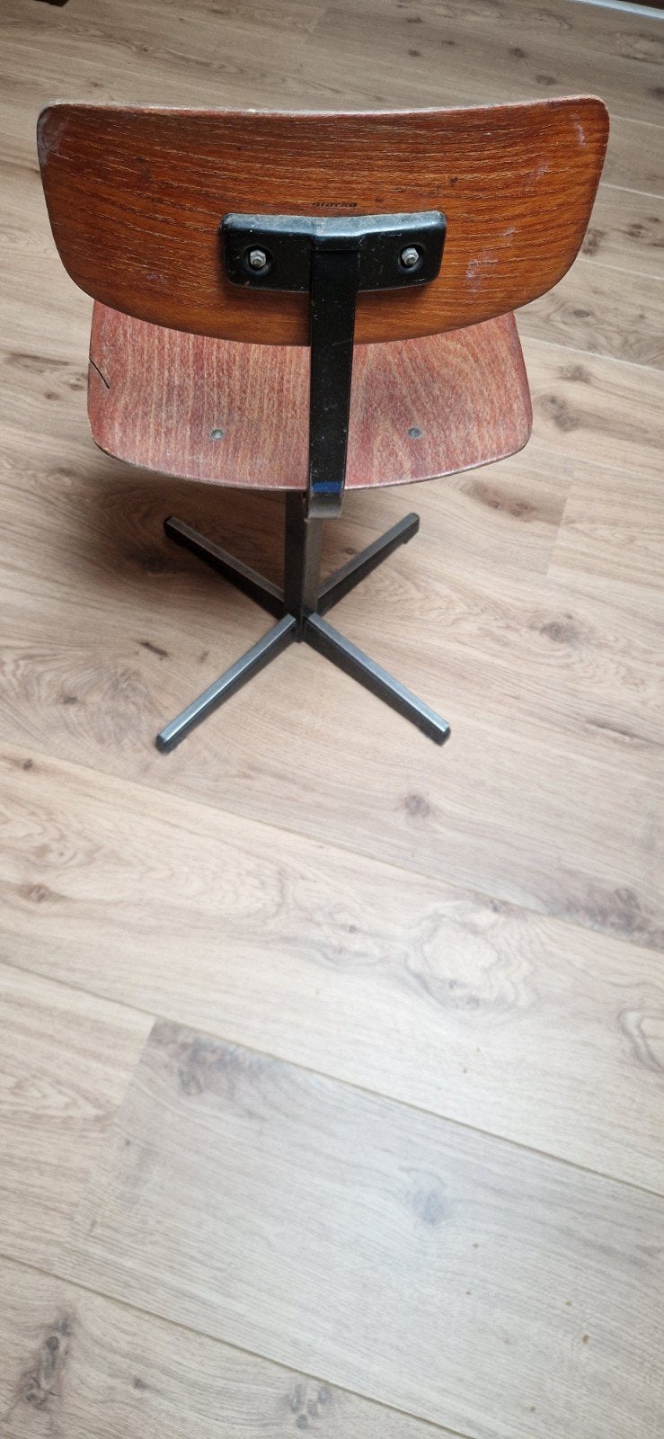 Vintage Marko schoolstoel, Ophalen, Minder dan 50 cm, Gebruikt, Rechthoekig
