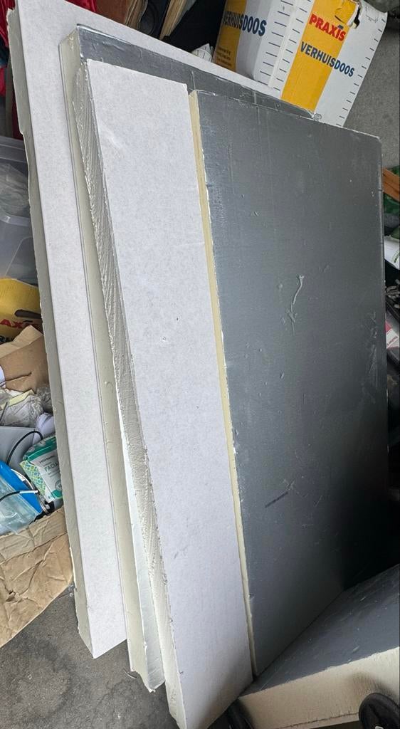 3x Isolatie PIR platen - Hardschuim isolatie, Ophalen, Gebruikt, 5 tot 10 m², Hardschuim (Pir)