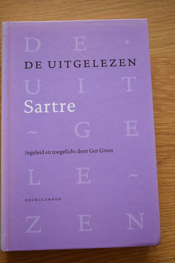 De Uitgelezen Sartre - Ger Groot, Ophalen of Verzenden, Zo goed als nieuw, Wijsbegeerte of Ethiek, Jean-Paul Sartre