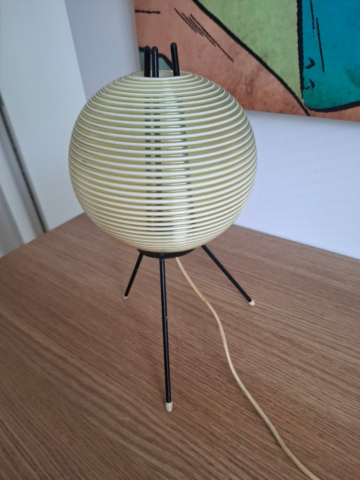 Vintage rotaflex Tafellamp -  Design, Antiek en Kunst, Ophalen of Verzenden