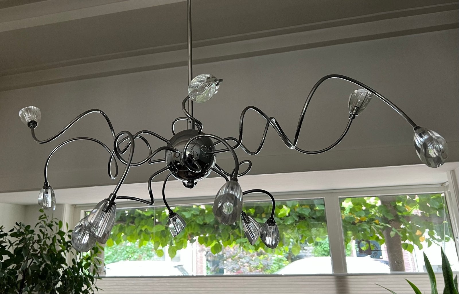Spoetnik lamp, Ophalen, Zo goed als nieuw, Metaal, Overige fittingen