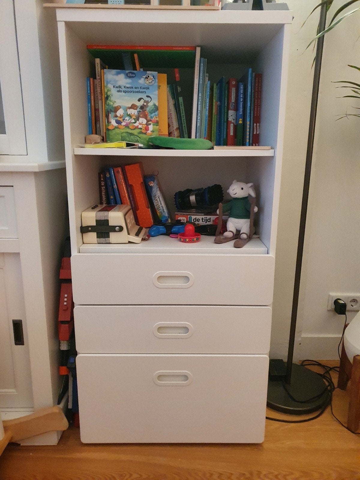 IKEA Platsa kast (eventueel 2x) met open vakken en 3 lades, Ophalen, 100 tot 150 cm, 50 tot 100 cm, Zo goed als nieuw