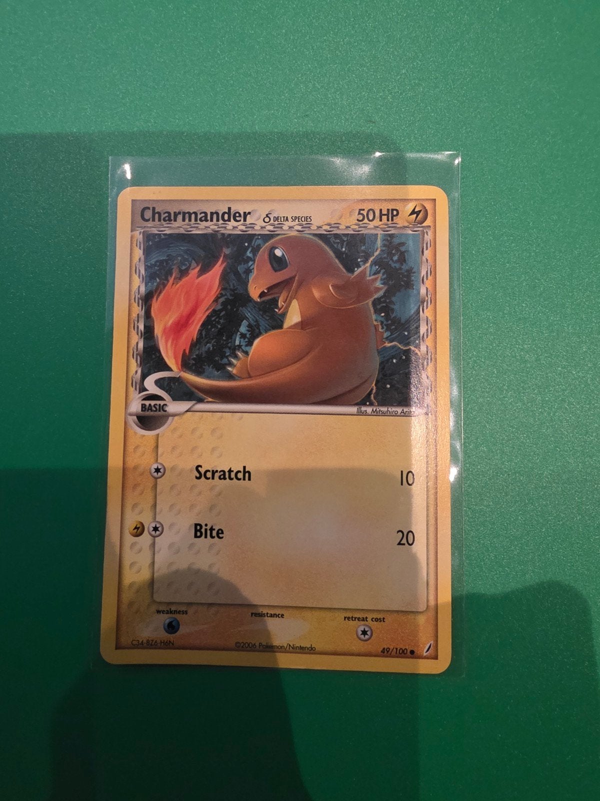 Charmander 49/100, Ophalen of Verzenden, Zo goed als nieuw