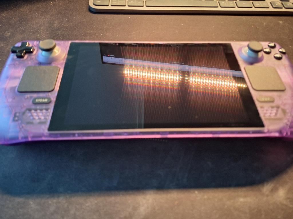 Steam Deck LCD 512GB – met transparante paarse shell en dock, Overige genres, 1 speler, Ophalen of Verzenden, Zo goed als nieuw