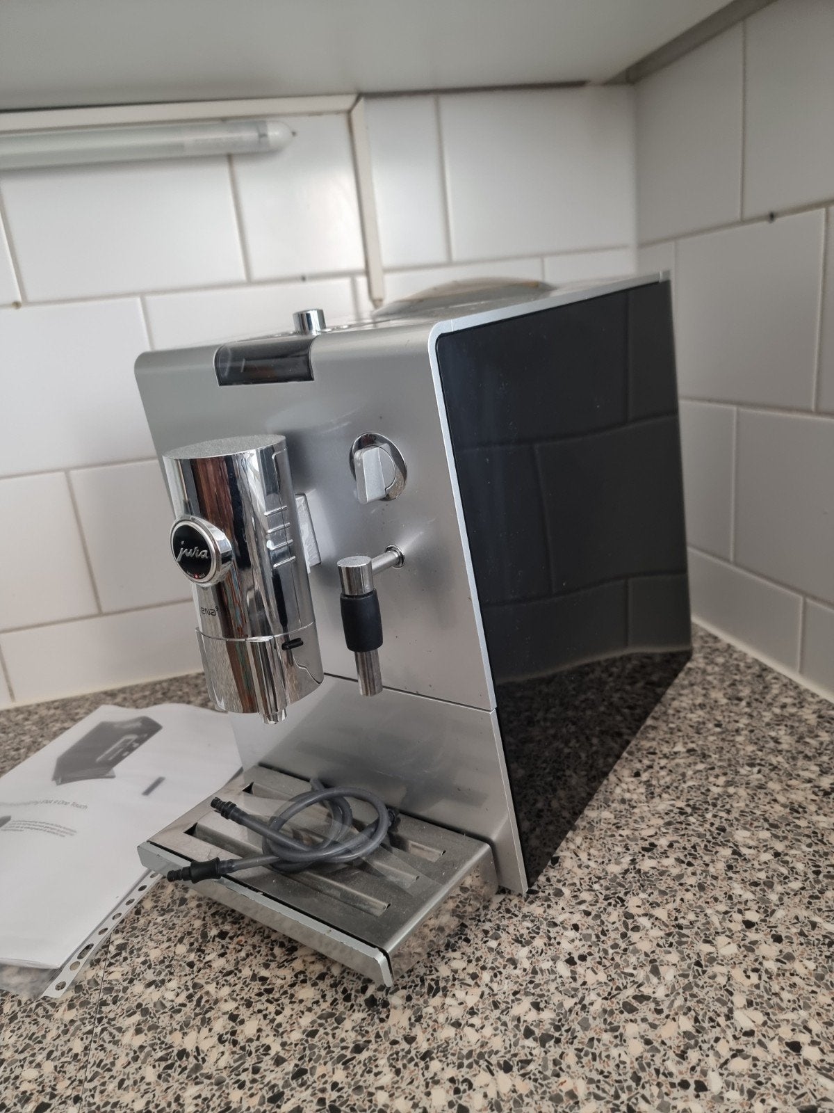 Jura ENA 9 One Touch Koffiemachine, Witgoed en Apparatuur, Koffiezetapparaten, Ophalen, Gebruikt, Espresso apparaat, 10 kopjes of meer