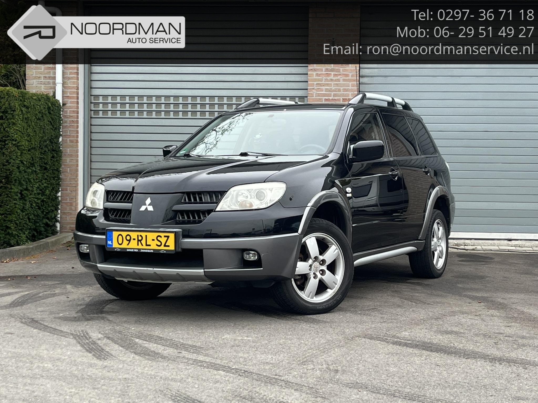 Mitsubishi Outlander 2.4 Sport 4WD, 4 cilinders, 160 pk, Zwart, Bedrijf