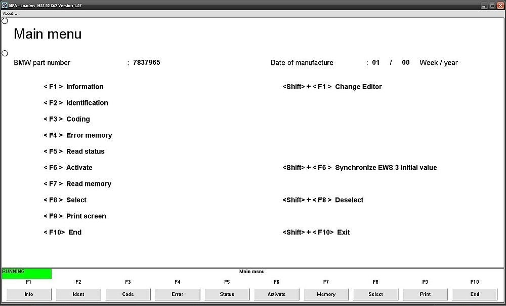 BMW Inpa v5.06 [1990-2012], Verzenden