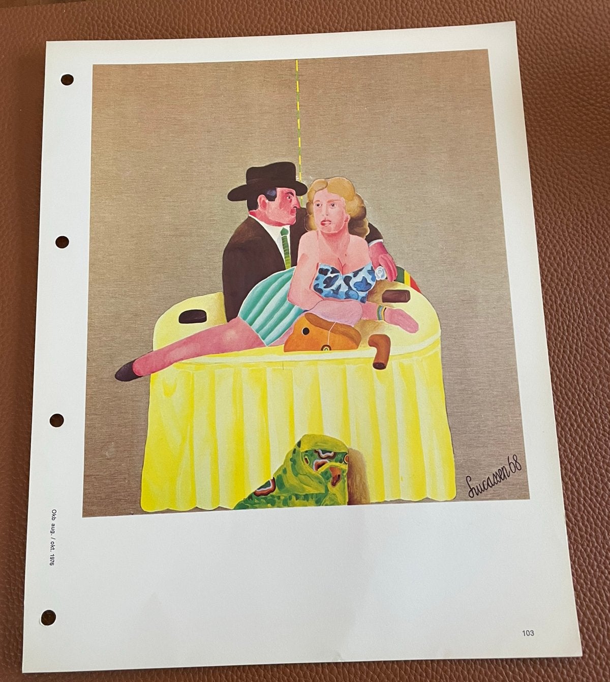 Reinier Lucassen Portret van Mike Hammer, Ophalen of Verzenden