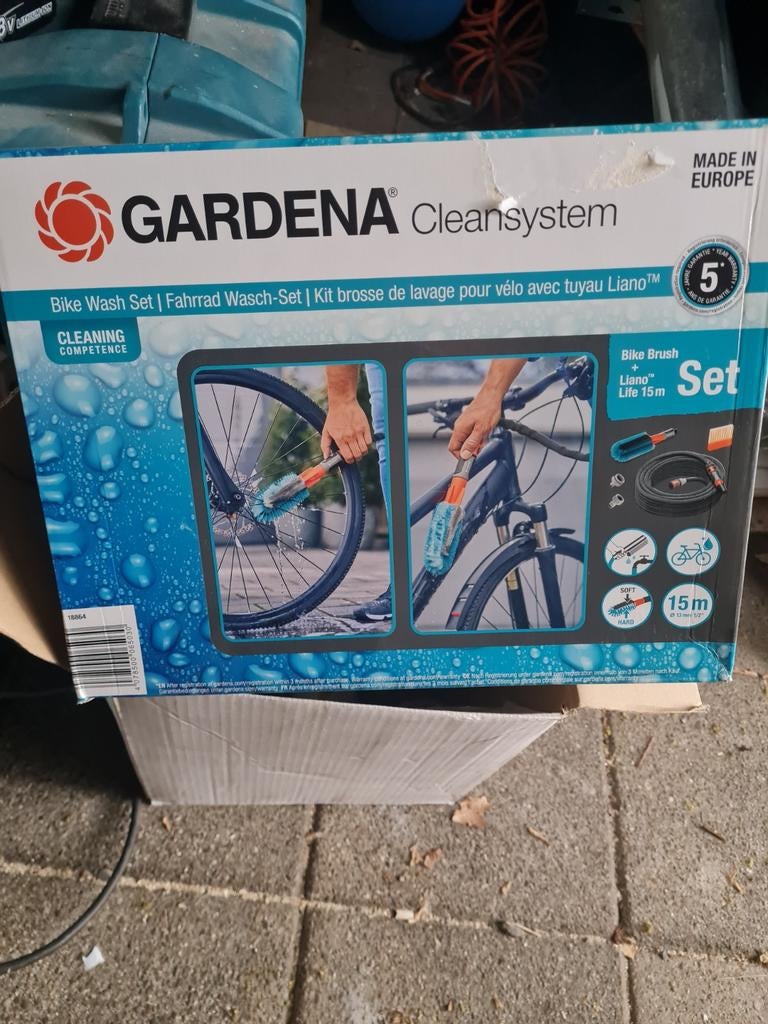 Gardena fietsreingingset, Ophalen of Verzenden, Nieuw