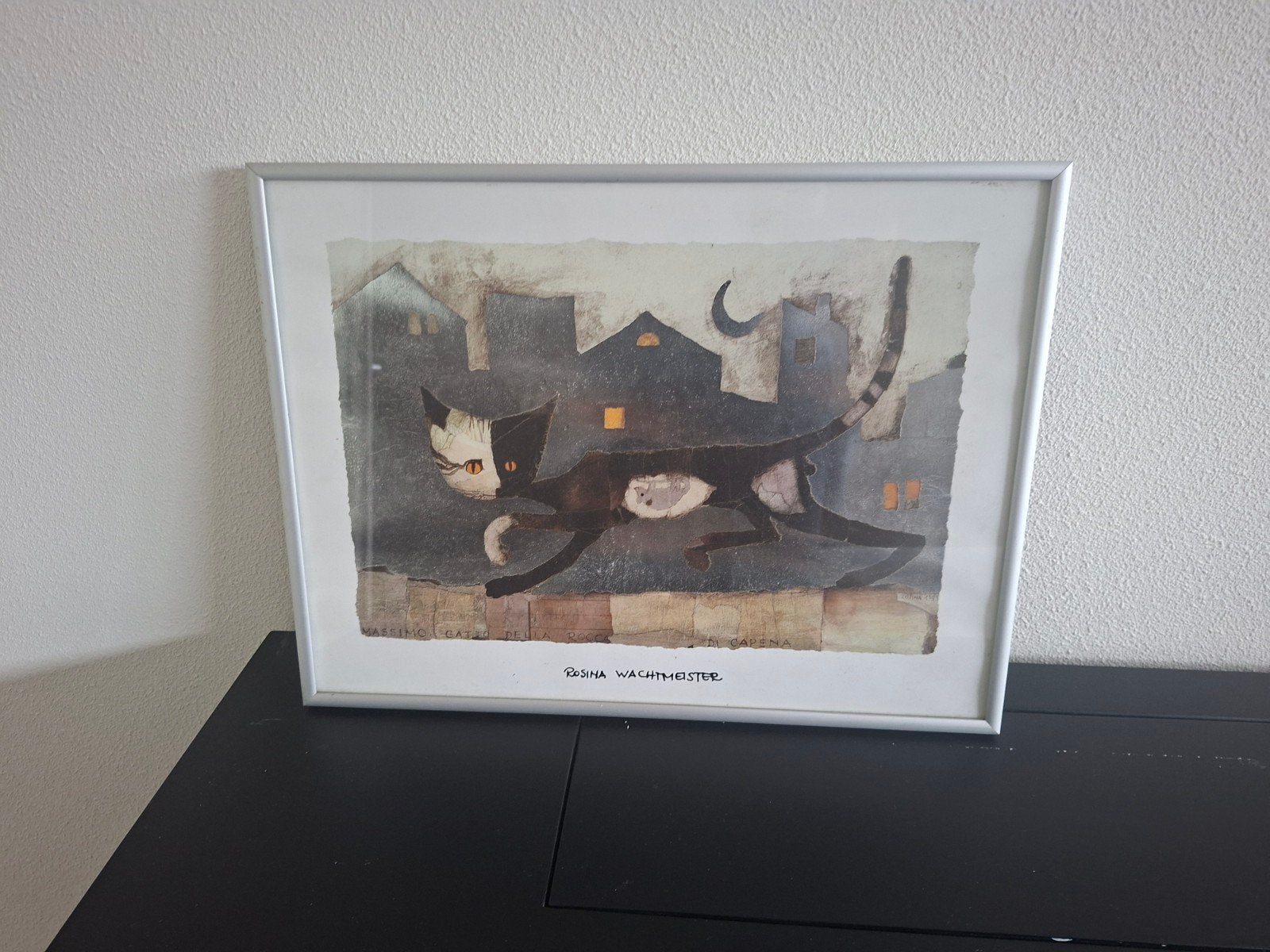 Rosina Wachtmeister Kattenprint - Ingelijst, Antiek en Kunst, Ophalen of Verzenden