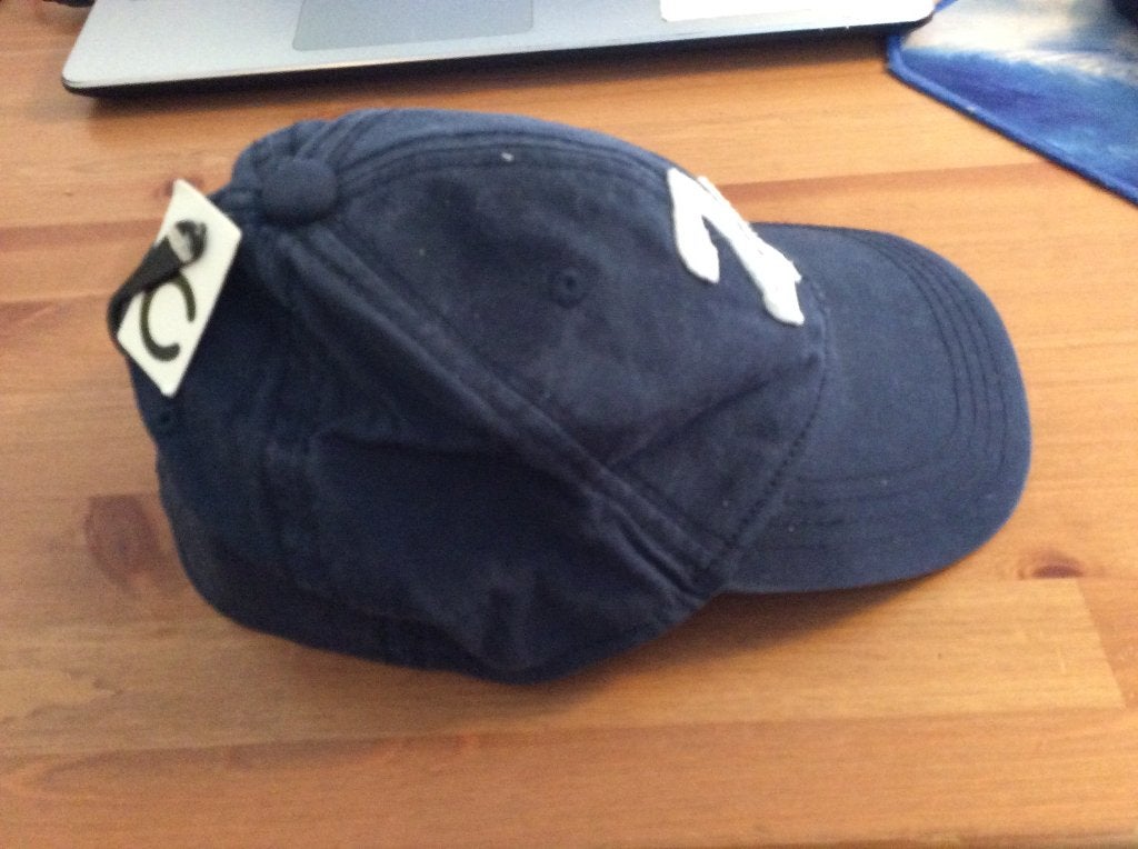 Pet blauw "79" patch. washed cap Merk: "Cubus as" nieuw, Kleding | Heren, Ophalen of Verzenden, Nieuw, Pet
