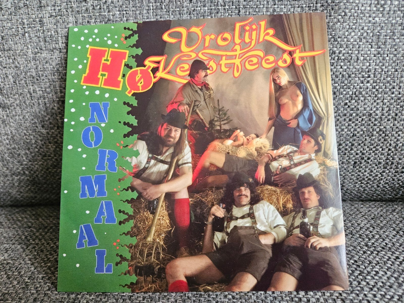 Normaal - Høkerfest  Rode Vinyl Single, Cd's en Dvd's, Vinyl Singles, Zo goed als nieuw, Nederlandstalig, Colored vinyl, Speciale editie