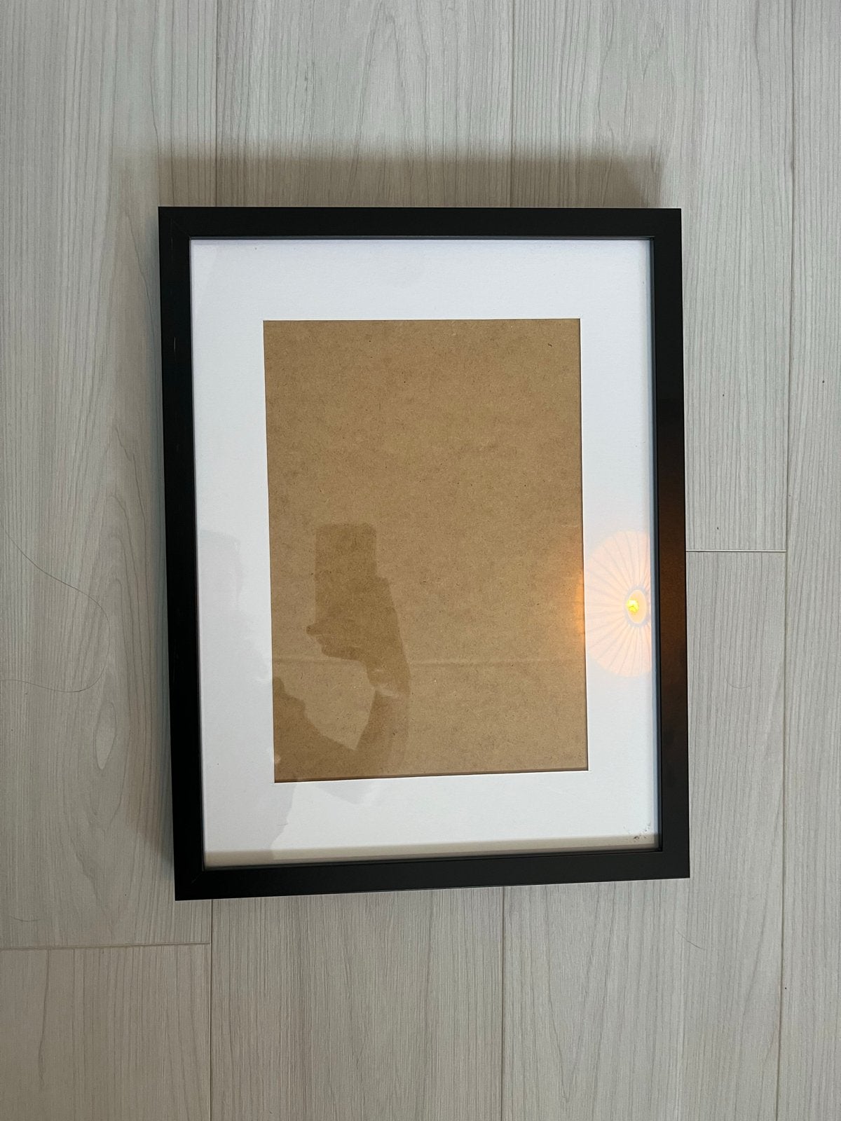 IKEA RIBBA Fotolijst Zwart - Zo goed als nieuw, Huis en Inrichting, Minder dan 50 cm, 50 tot 75 cm, Ophalen of Verzenden, Zo goed als nieuw