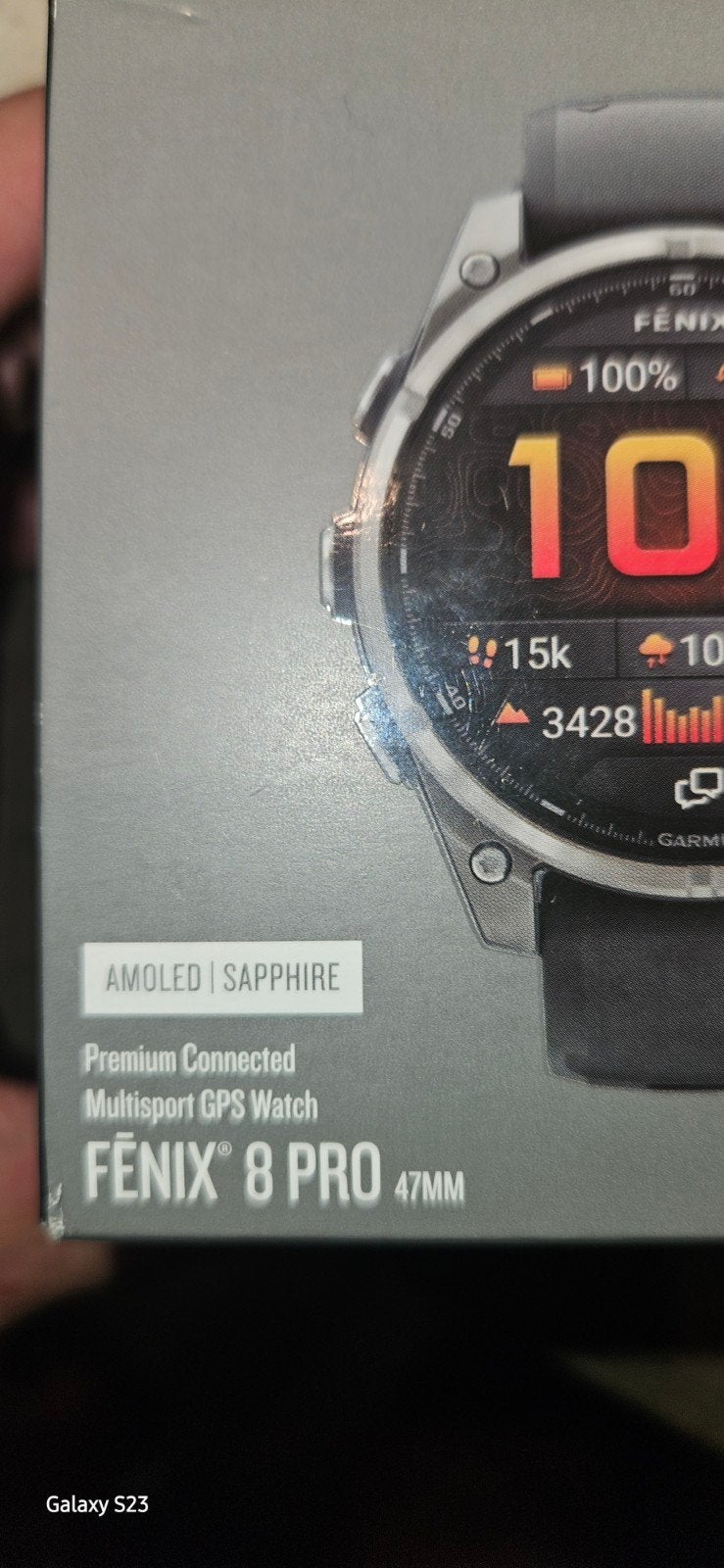 garmin fenix 8 Pro, Zwart, Nieuw, Ophalen of Verzenden, Garmin Fenix 8 Pro, 47 mm, AMOLED, Sapphire