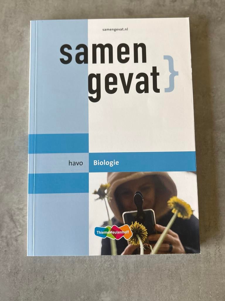 Samengevat Biologie HAVO - Ideaal voor examenvoorbereiding, Ophalen of Verzenden, Zo goed als nieuw, HAVO, Biologie
