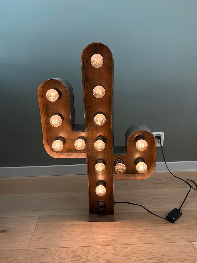 Cactus lamp met dimmer, Ophalen, Zo goed als nieuw