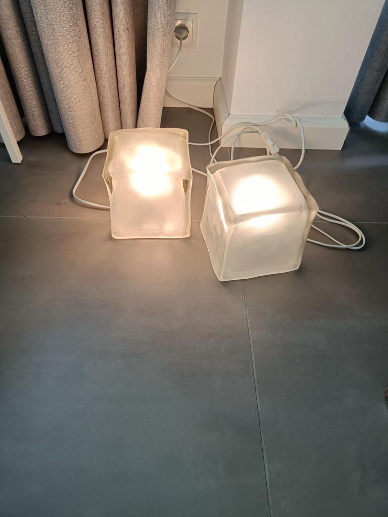 2x Iviken Ikea ice cube, Ophalen of Verzenden, Zo goed als nieuw, Glas, Minder dan 50 cm