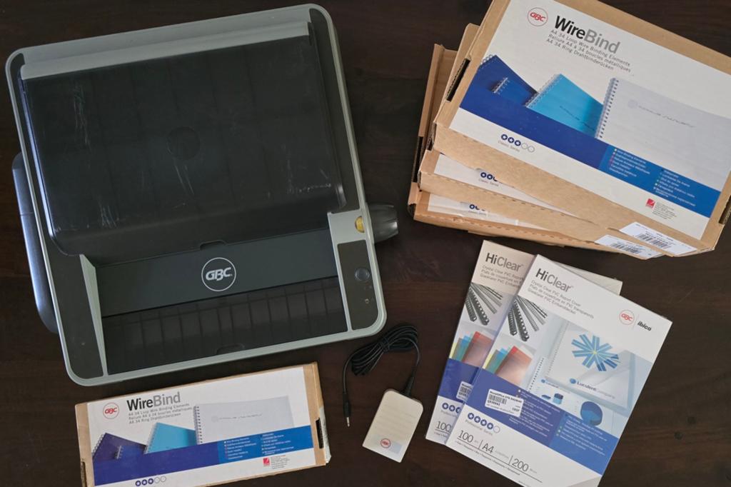 GBC Wirebind W25e compleet met vele extra's, Diversen, Ophalen of Verzenden, Zo goed als nieuw