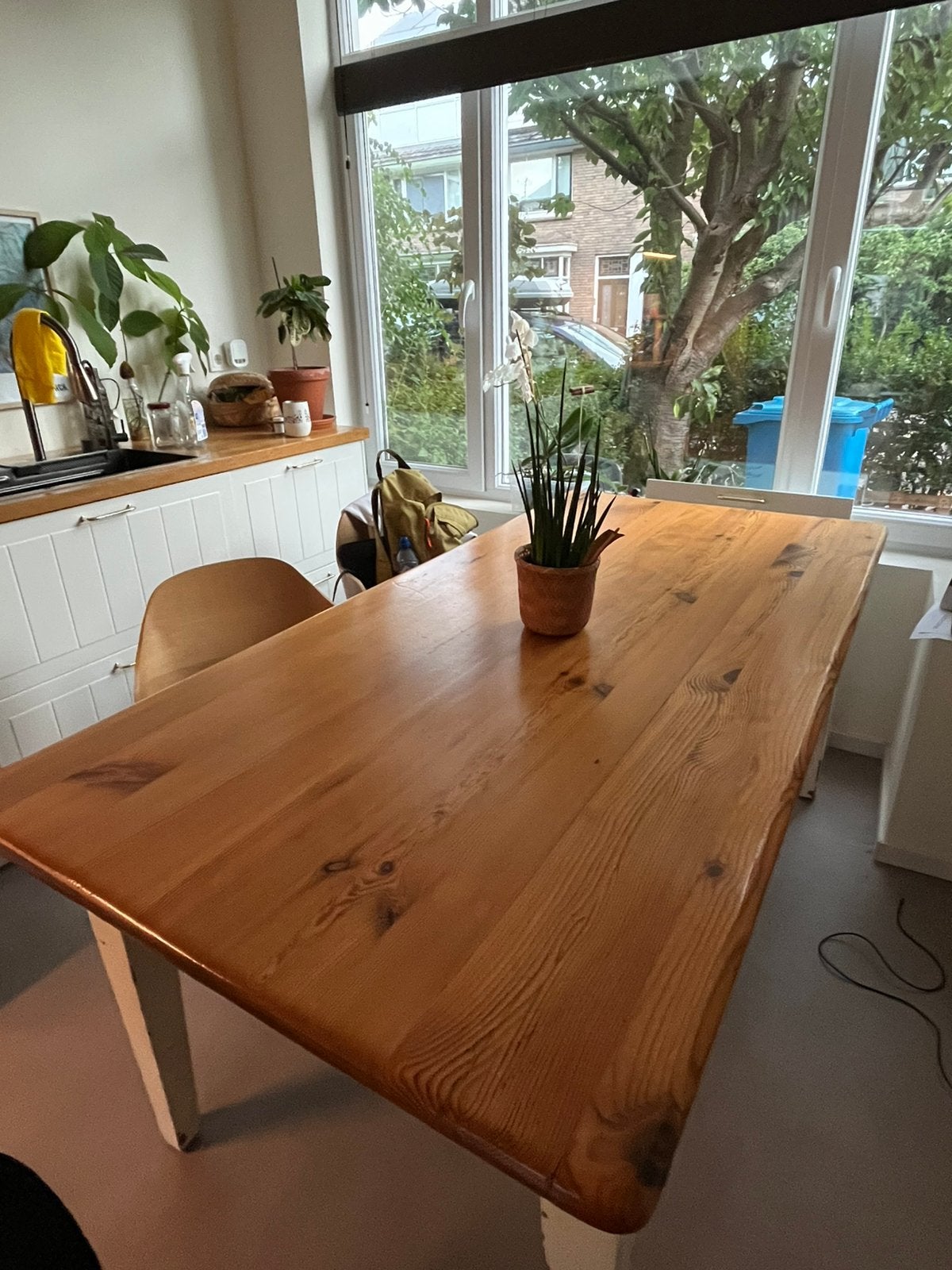 Eettafels en koffietafels, Huis en Inrichting, Ophalen, Vierkant, 50 tot 100 cm, Zo goed als nieuw