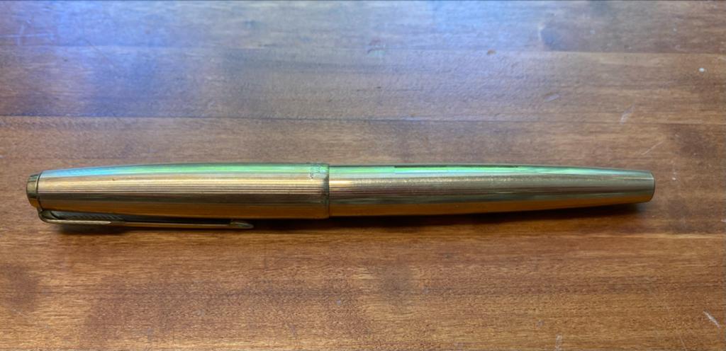 Parker 61 vintage vulpen 12K goud, Verzamelen, Pennenverzamelingen, Ophalen of Verzenden, Gebruikt, Vulpen, Parker