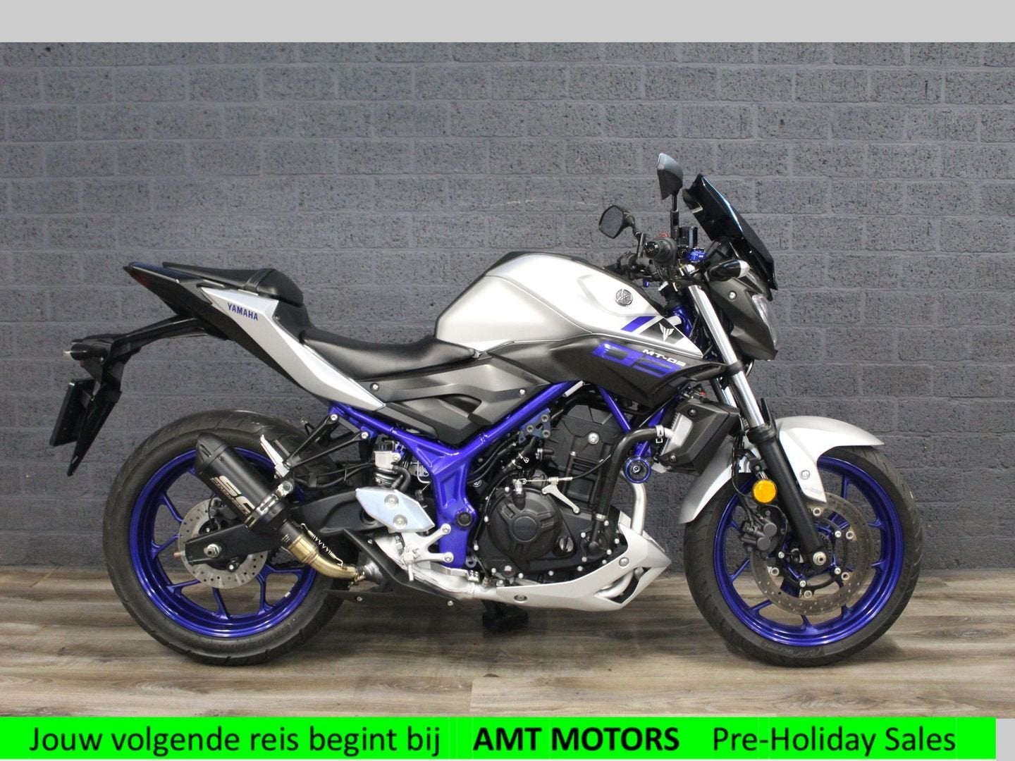 YAMAHA MT 03 ABS (bj 2016) 12,195 km A2 geschikt SC-Project, 2 cilinders, 321 cc, Bedrijf, Onbekend