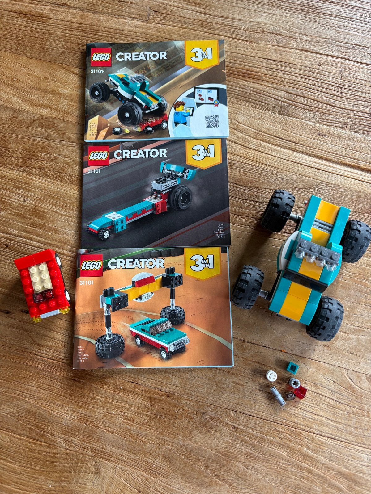 Lego Creator 31101 Monster Truck 3-in-1 met instructies, Lego, Ophalen of Verzenden, Zo goed als nieuw, Compleet