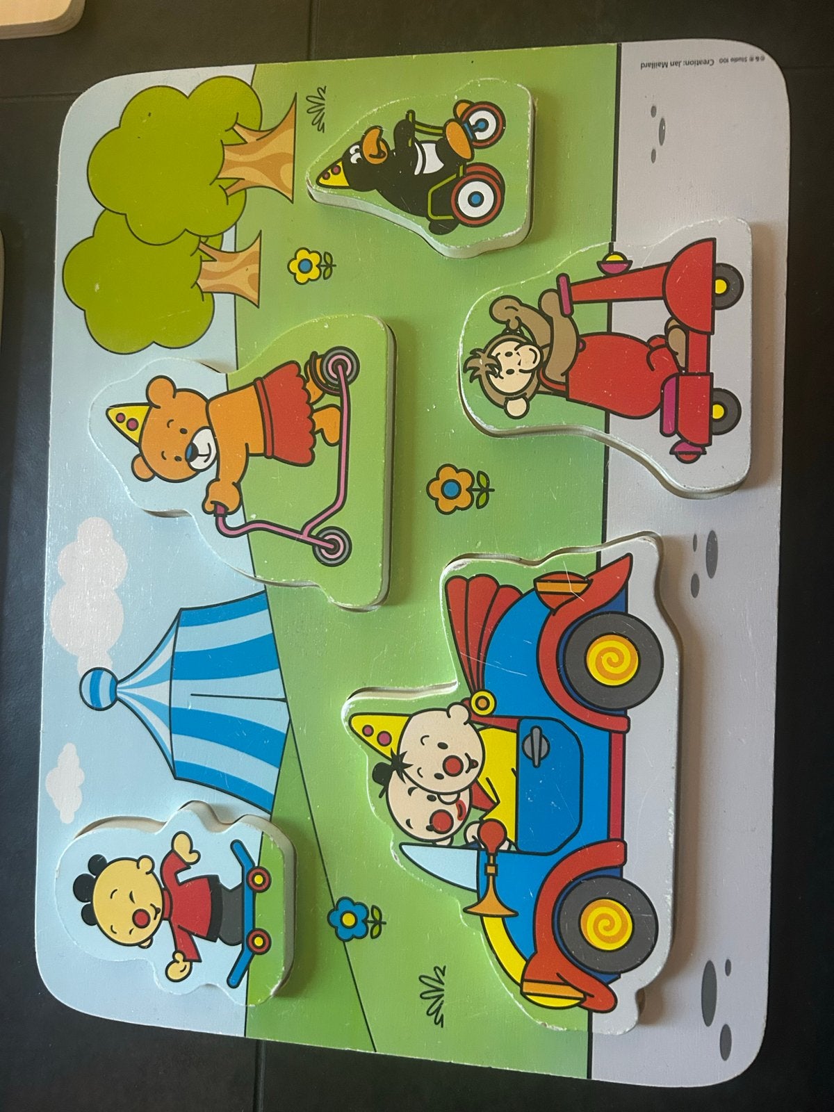 Houten puzzels voor kinderen, 2 tot 4 jaar, Gebruikt, Ophalen of Verzenden, Van hout