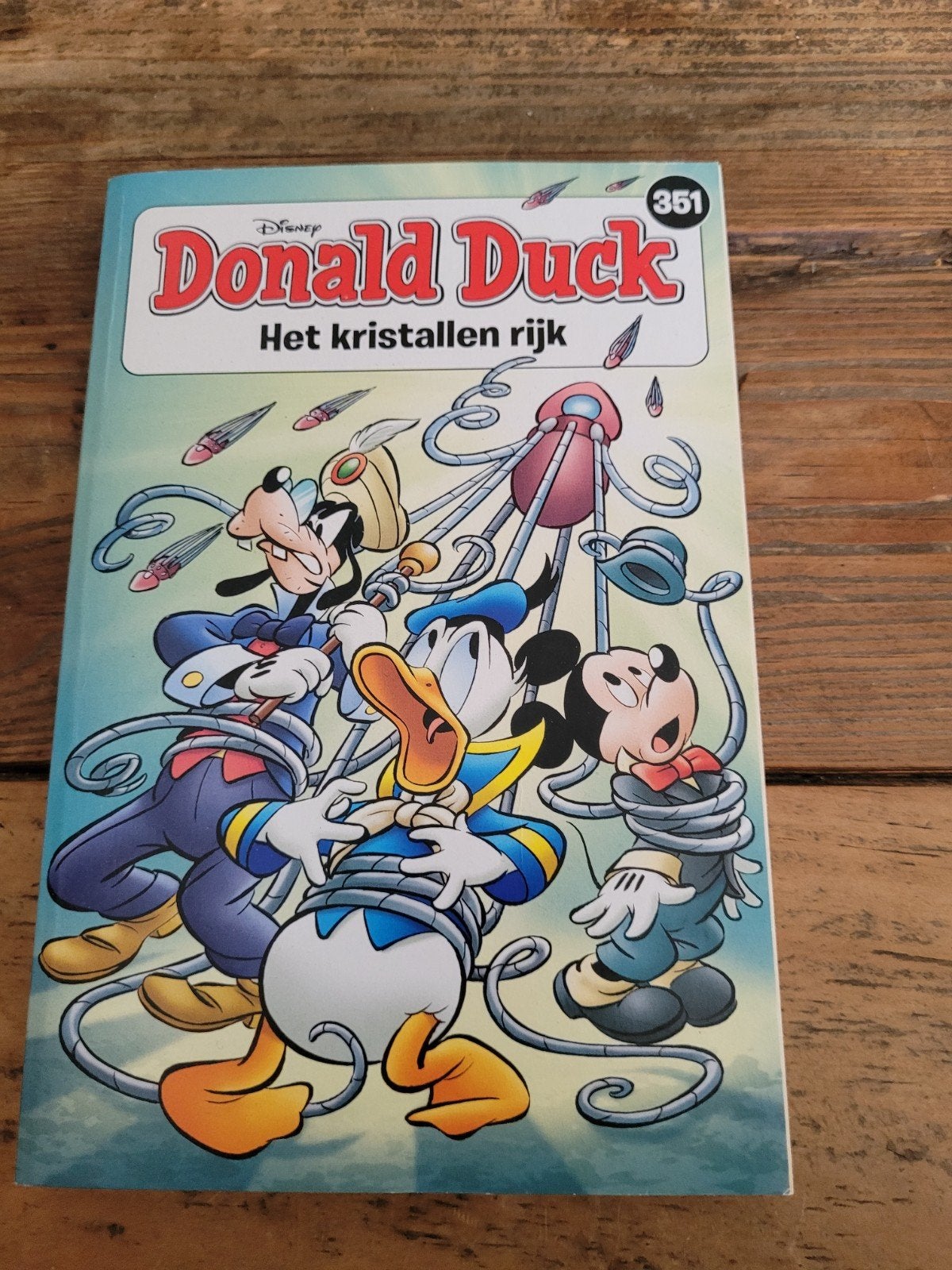 Donald Duck: Het kristallen rijk (nr. 351), Eén stripboek, Ophalen of Verzenden, Gelezen, Walt Disney