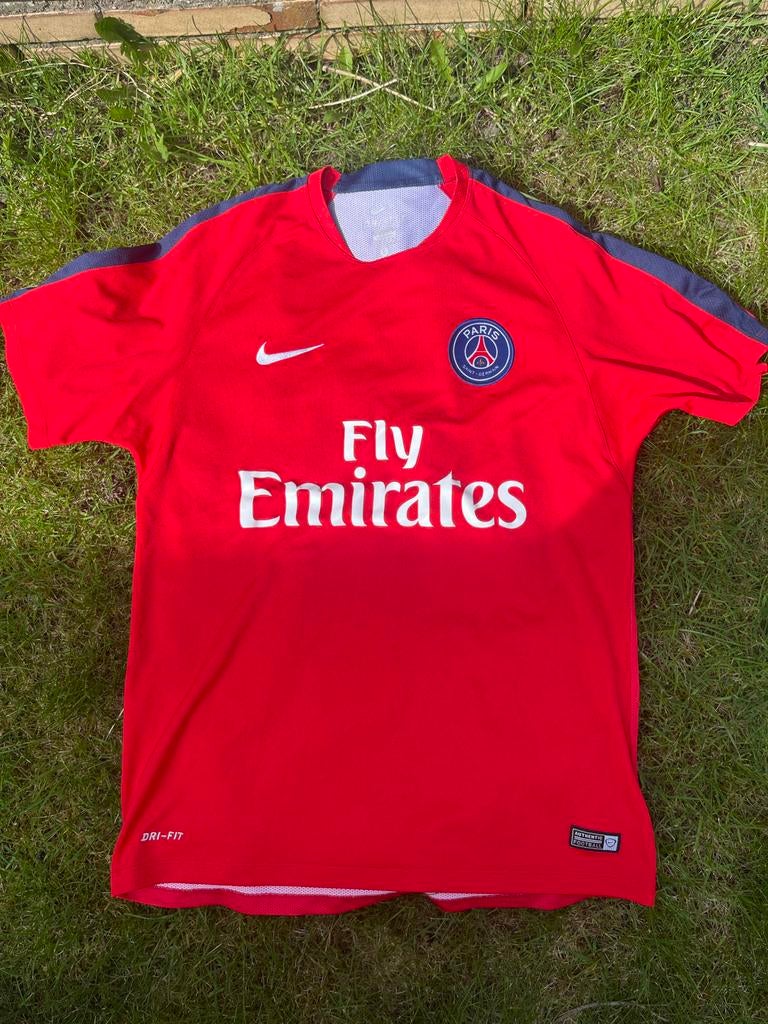 Trainingsshirt PSG, maat L, Ophalen, Maat 52/54 (L), Voetbal, Gedragen